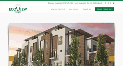 Desktop Screenshot of ecoviewhomes.com